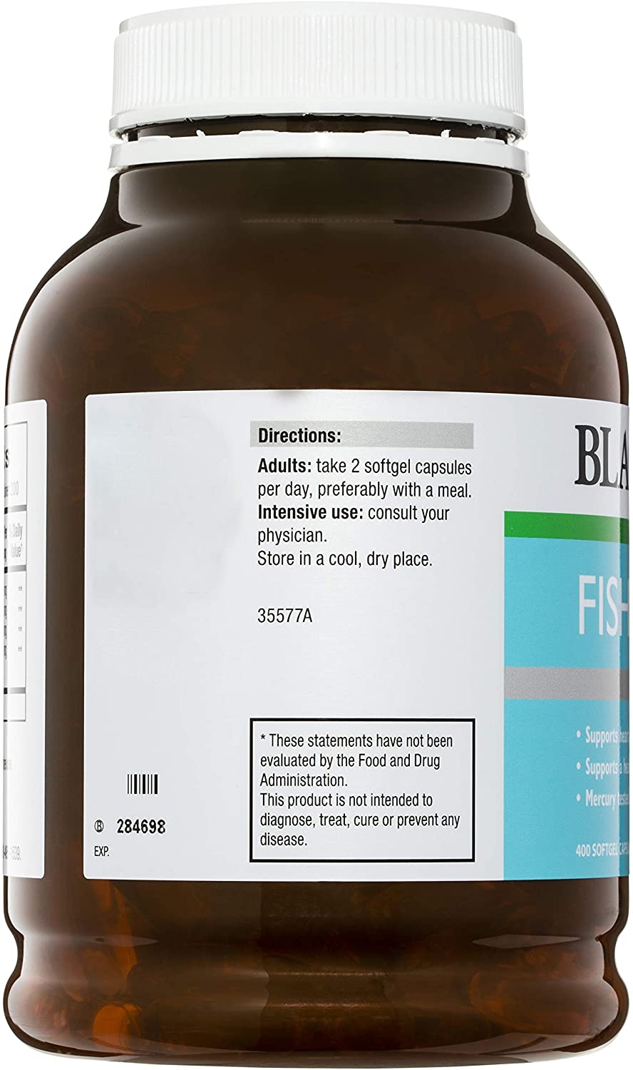 Blackmores Fish Oil 1000mg 400 Capsules