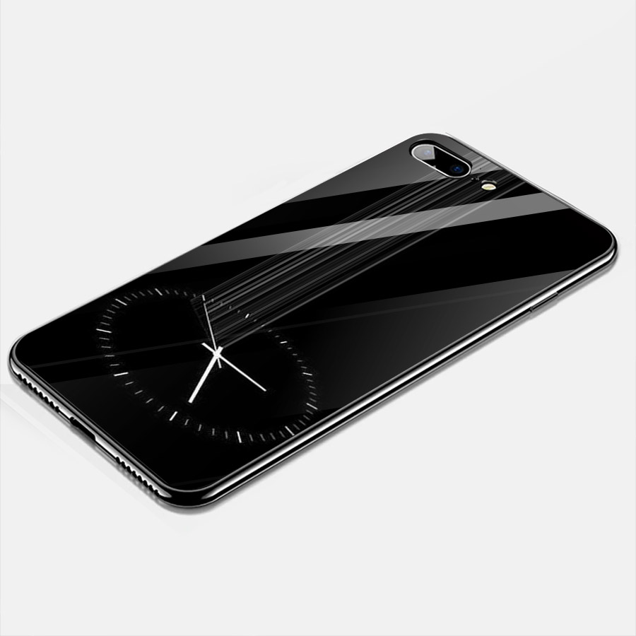 Ốp điện thoại kính cường lực cho máy iPhone 7 Plus / 8 Plus - dòng thời gian MS CAFE016