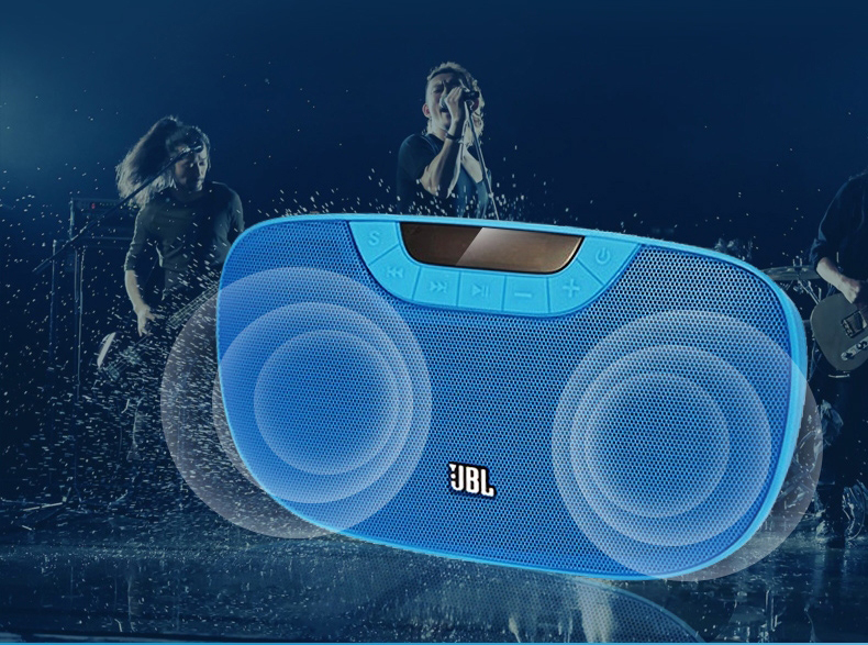 JBL SD-21 BLK Portable Mini Card Speaker FM Radio Screen Display MP3 Player Multi-function Desktop Home Audio 