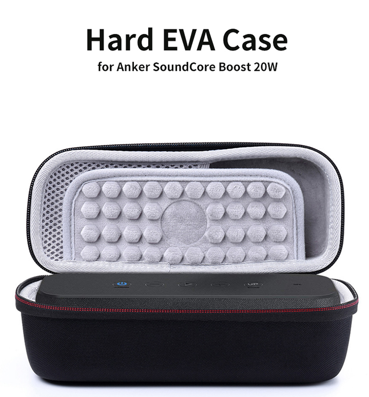 Hard Eva Case For Anker Soundcore Boost 20W Bt Speaker Storage Bag With Soft Inner Lining And Waterproof Shell For