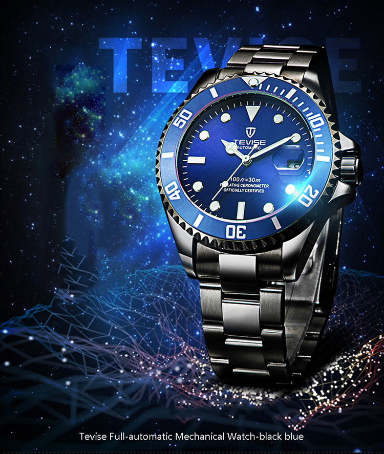Đồng Hồ Thời Trang TEVISE T801 Đỏ Vàng | Fashionme | Tiki