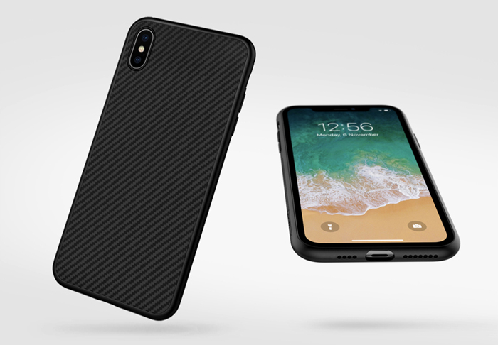 Ốp lưng iPhone Xs Max Nillkin sợi tổng hợp (Synthetic Fiber)