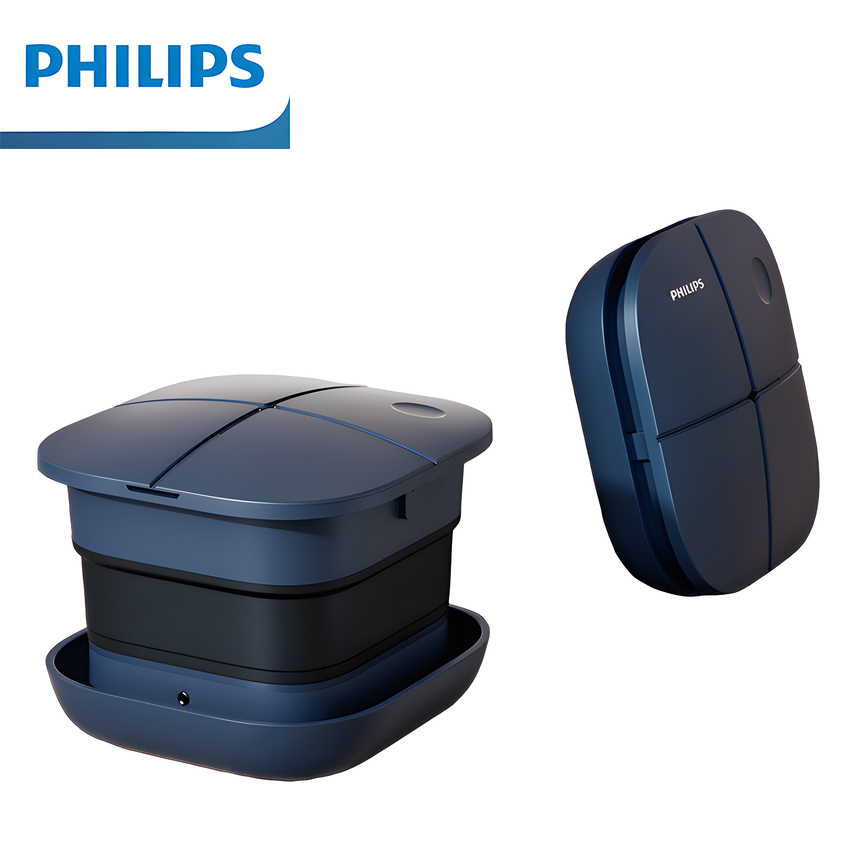 Bồn ngâm chân, kiêm máy massage chân tự động Thương hiệu Hà Lan cao cấp Philips - PPM5103F (HÀNG CHÍNH HÃNG)