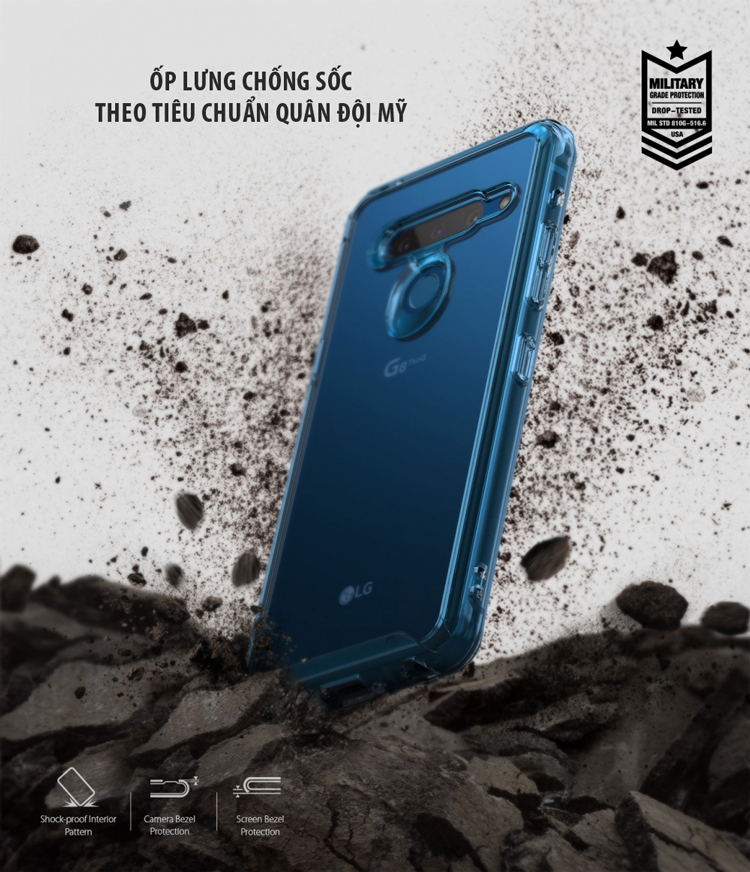 Ốp lưng LG G8 Ringke Fusion