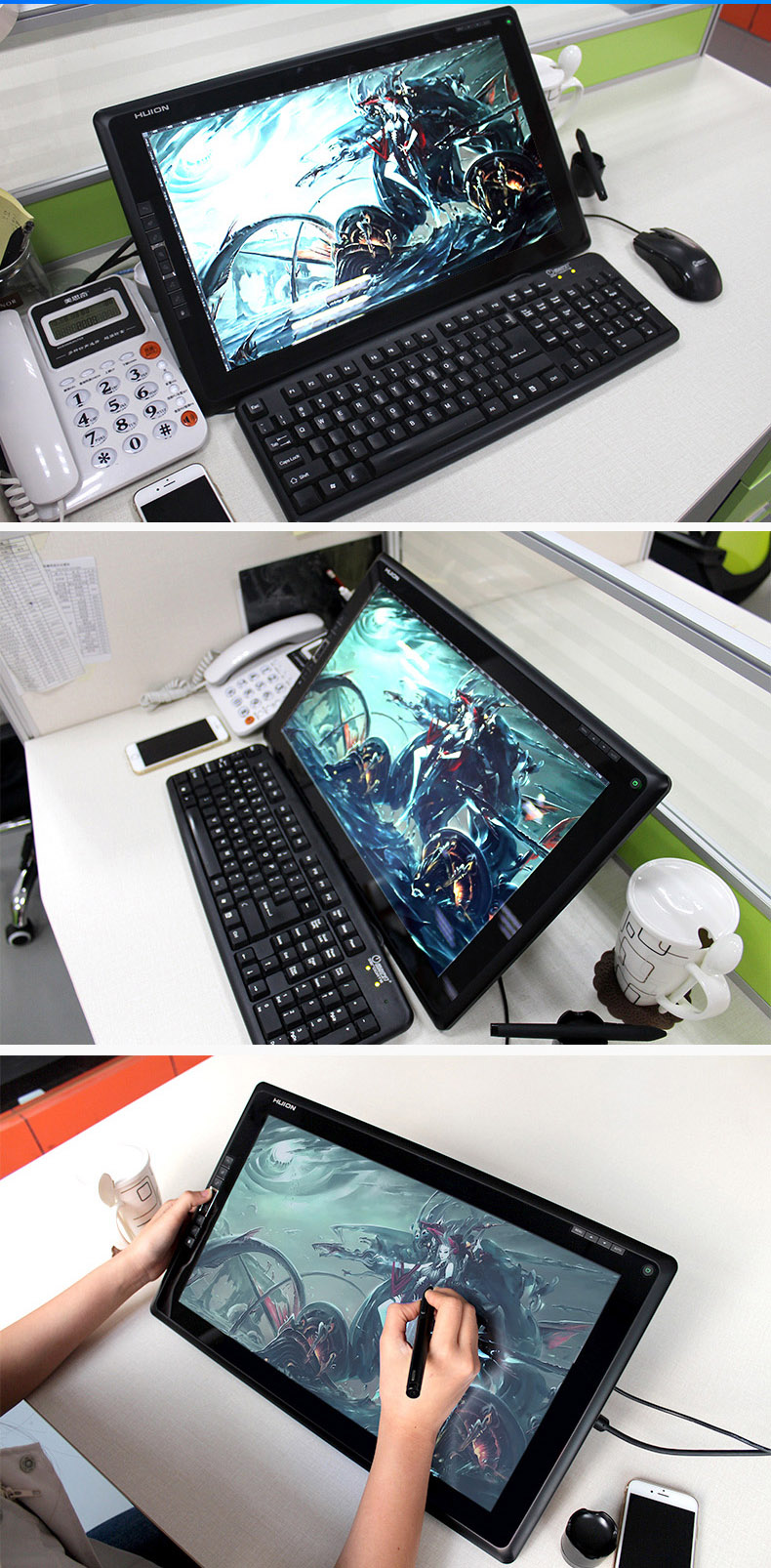 Bàn Vẽ Màn Hình Tinh Thể Lỏng Kĩ Thuật Số HUION GT185 Bàn Vẽ Màn Hình Tinh Thể Lỏng Kĩ Thuật Số HUION GT185