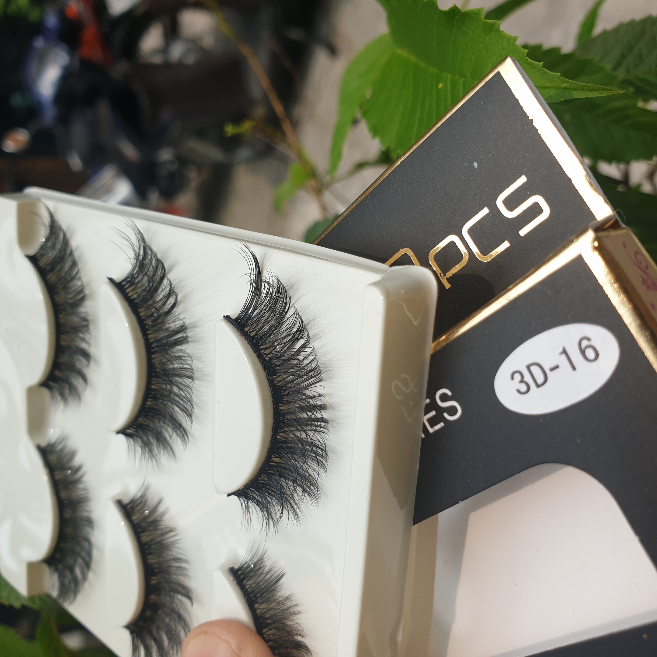 Lông mi giả lông chồn 3 Fashion Eyelashes 3 Faux-Cils 3D 1 bộ 3 cặp