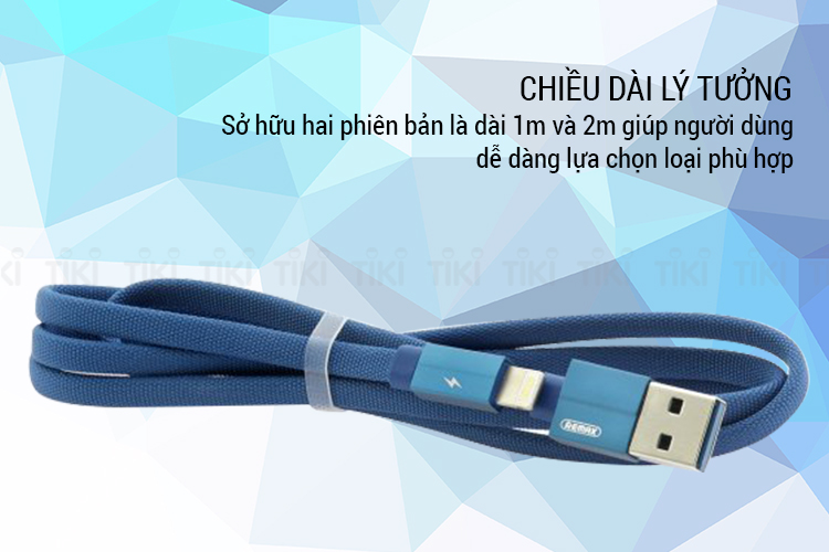 Cáp Remax Kerolla Sạc Cho iPhone/iPad (Xanh)