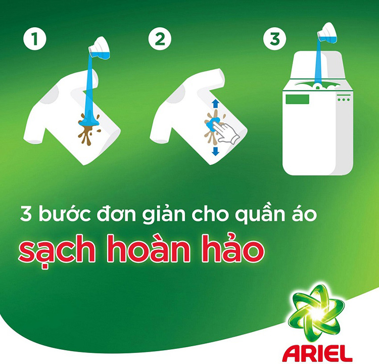 Nước Giặt Ariel Downy Dạng Chai (2.4Kg)