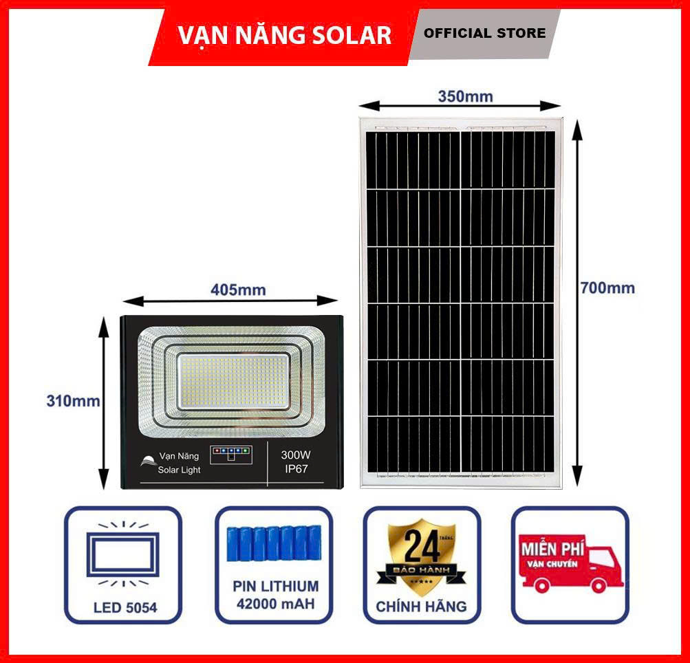 Đèn năng lượng mặt trời Vạn Năng Solar 100W, 200W, 300W, 500W