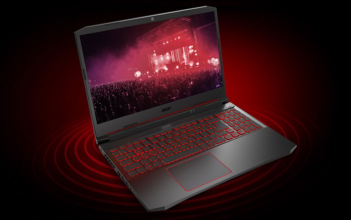 Laptop Acer Nitro 5 AN515-55-5304 NH.Q7NSV.002 (Core i5-10300H/ 8GB DDR4 2933MHz/ 512GB SSD M.2 NVMe/ GTX 1650Ti 4GB GDDR6/ 15.6 FHD. IPS/ Win10) - Hàng Chính Hãng