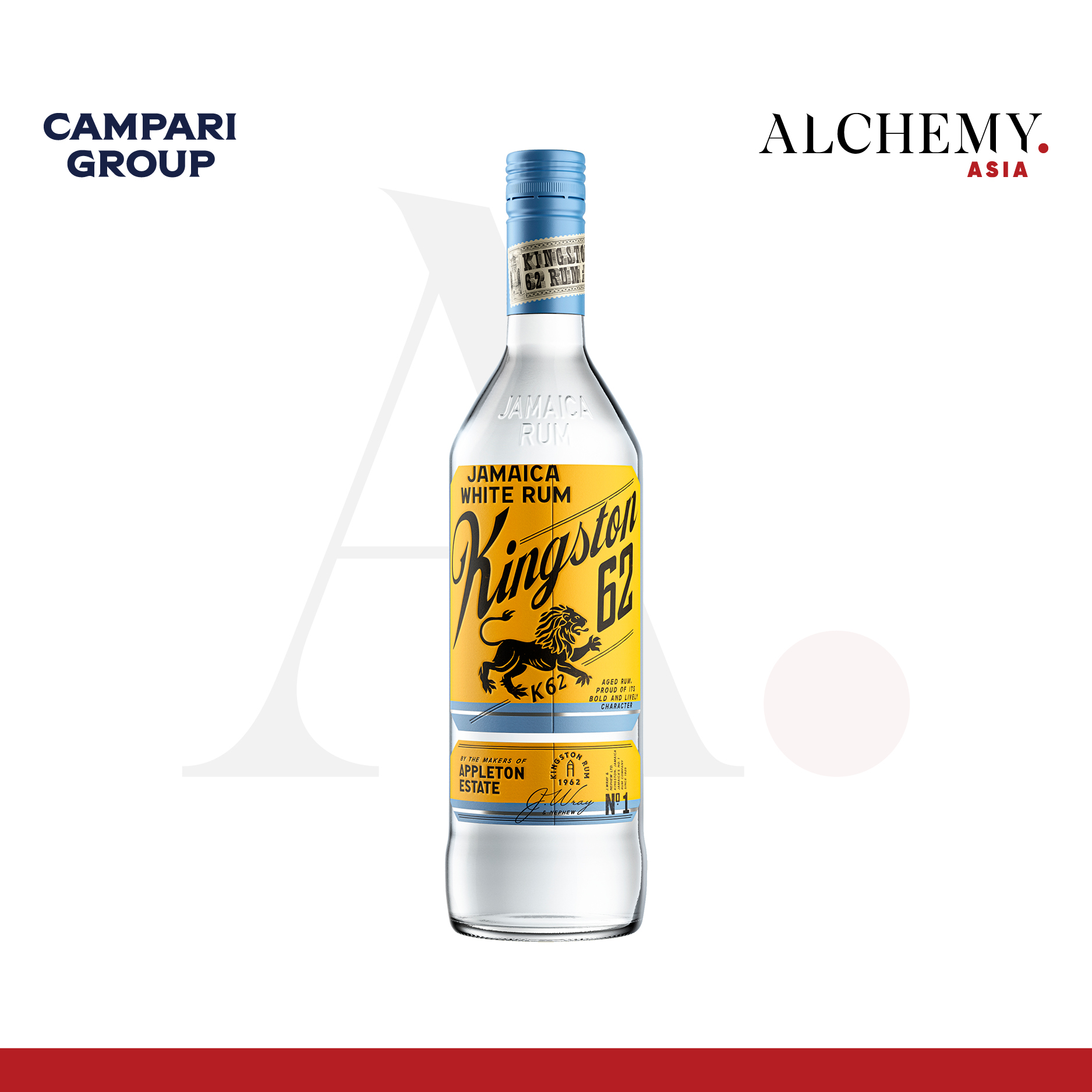 Rượu Kingston 62 Jamaica White Rum 40% 1x0.75L