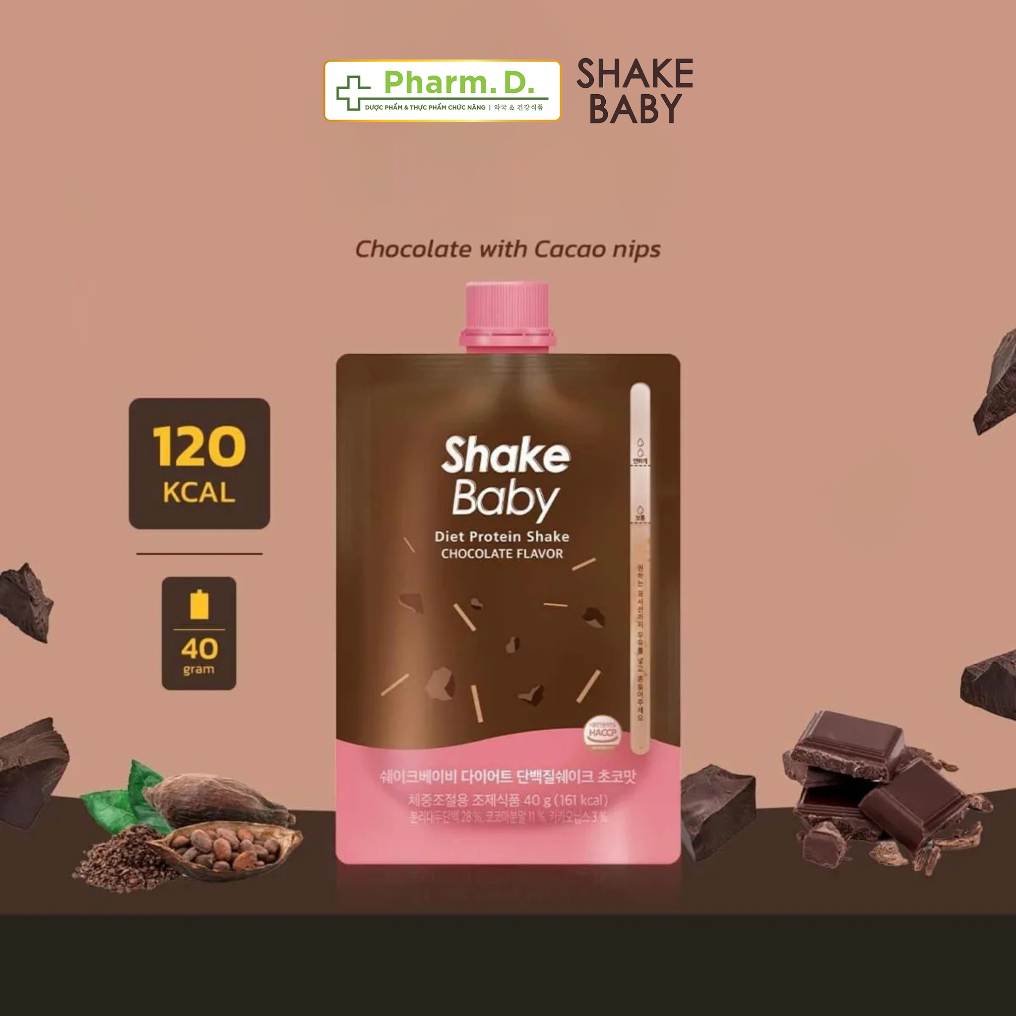 [CHÍNH HÃNG] Bột Ngũ Cốc Ăn Kiêng Giúp Hỗ Trợ Kiểm Soát Cân Nặng, Cải Thiện Vóc Dáng Diet Formular Protein Shake Baby (35g) từ Hàn Quốc