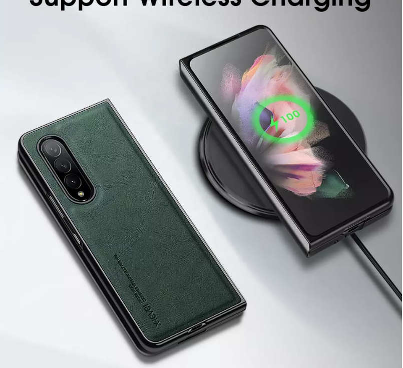 Ốp lưng da cho SamSung Galaxy Z Fold3 5G chính hãng X-level - Hàng chính hãng