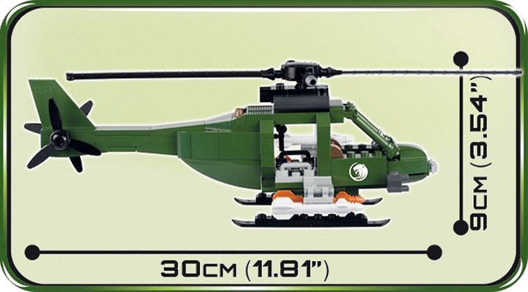 Đồ Chơi Lắp Ráp Trực Thăng Chiến Đấu COBI - 2158