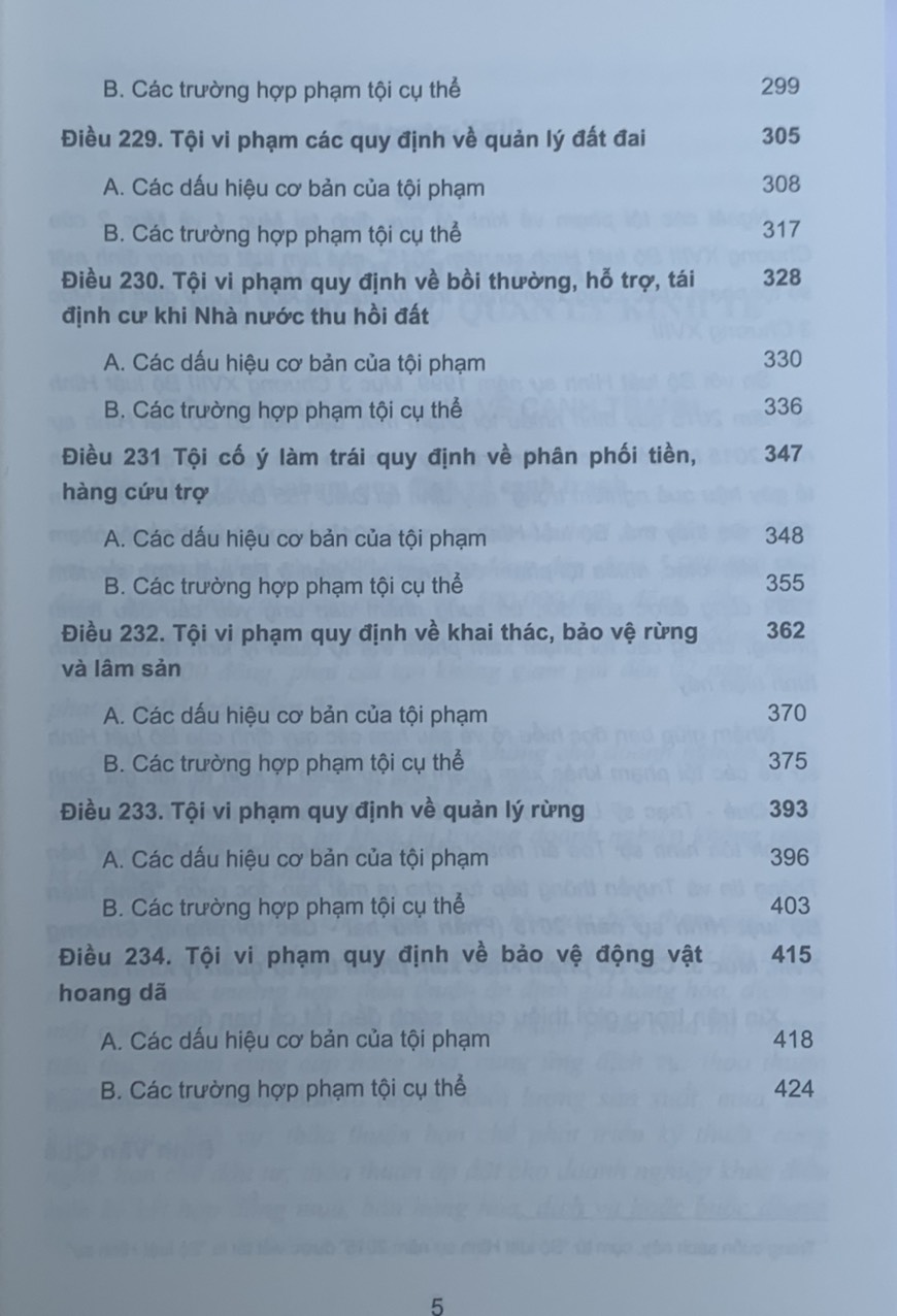 Bình luận Bộ luật Hình sự năm 2015 (Phần hai-Các tội phạm), Chương XVIII, Mục 3: xâm pham trật tự quản lý kinh tế
