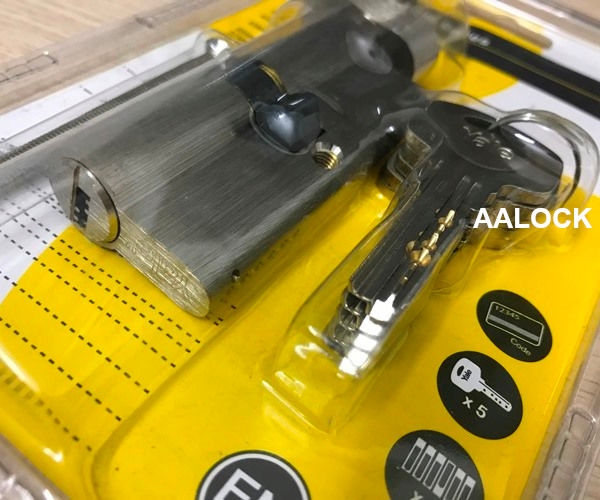 Ruột khóa cao cấp Yale 1 đầu chìa vi tính- 10-1003-3535-CK-22-01