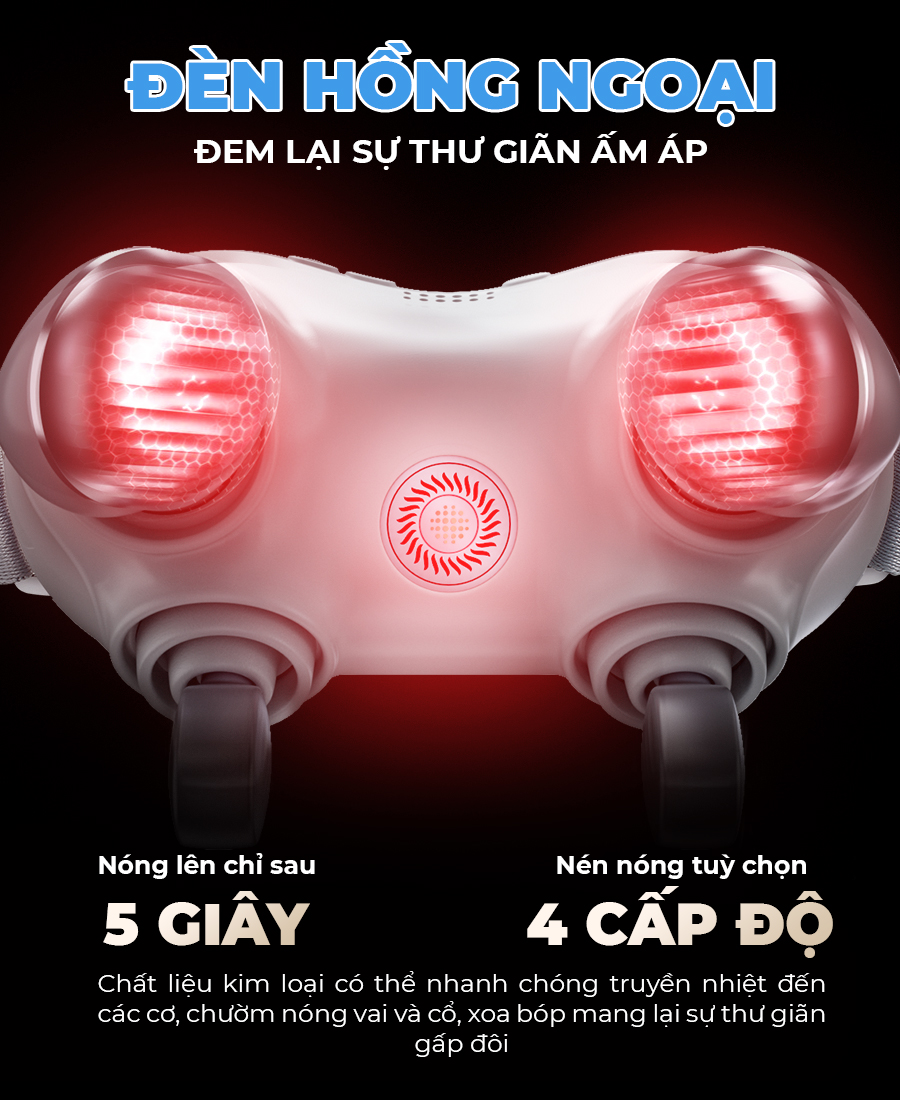 Máy massage cổ vai gáy OKACHI JP-V999