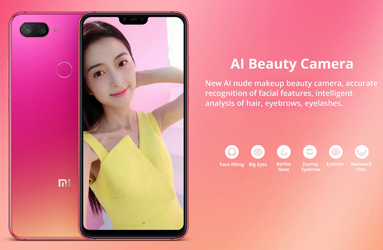 Điện thoại Xiaomi Mi 8 Lite 64GB Ram 4GB - Hàng nhập khẩu