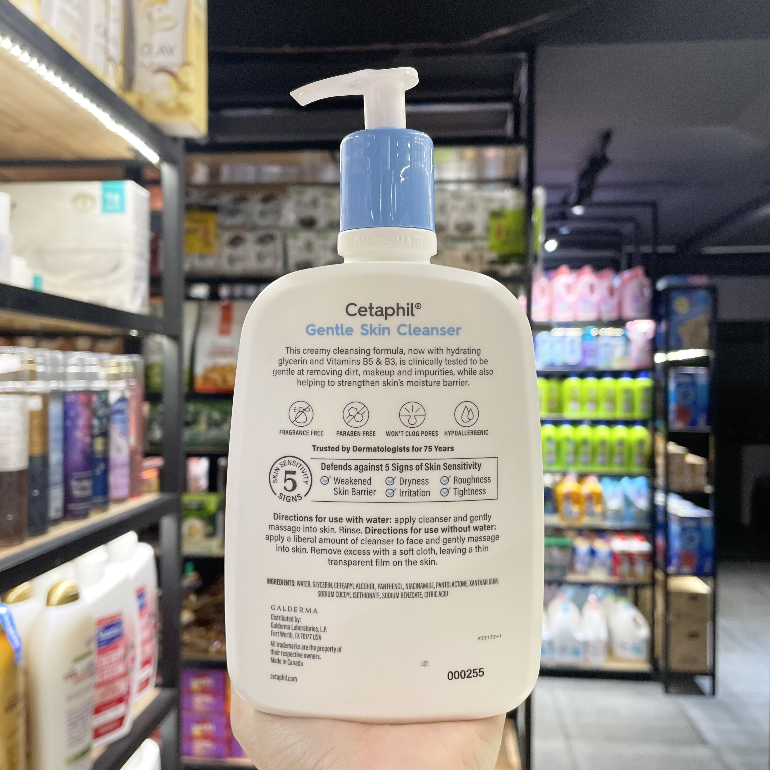 Sữa Rửa Mặt Cetaphil Gentle Skin Cleanser 591 ML nhập Costco USA