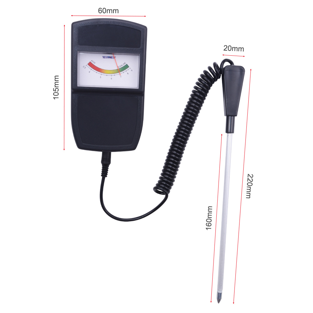 Plant Flower Pointer Type Outdoor Soil Detector PH Tester Acidity Meter Analyzer