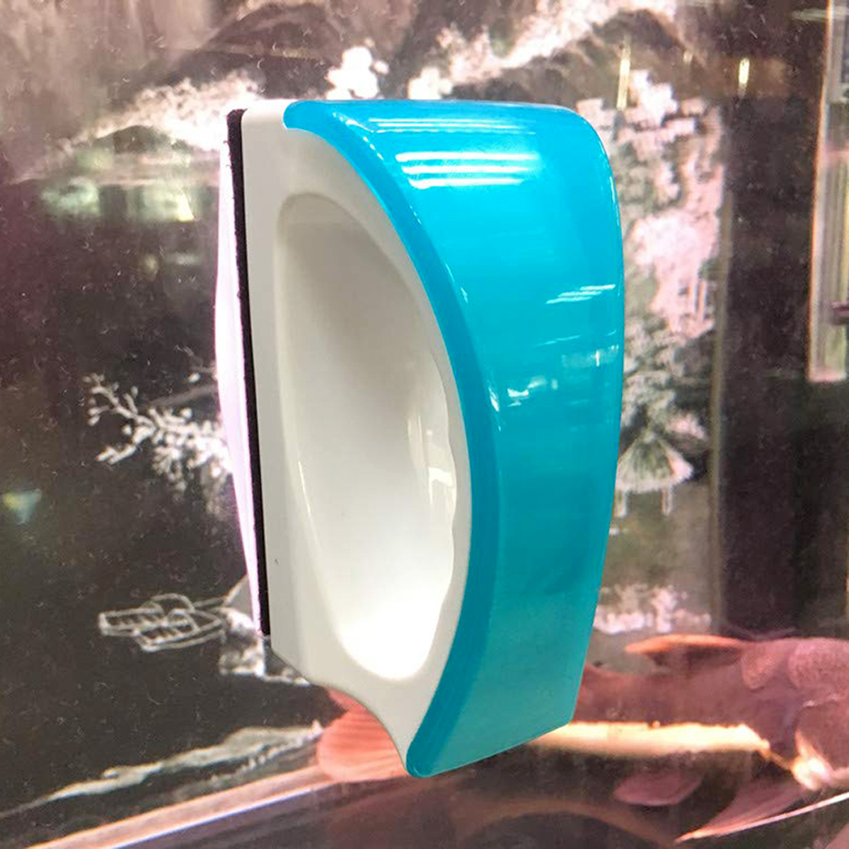 Lau kính nam châm Vipsun Chùi hít kiếng nam châm - Dụng cụ vệ sinh hồ cá bể cá 