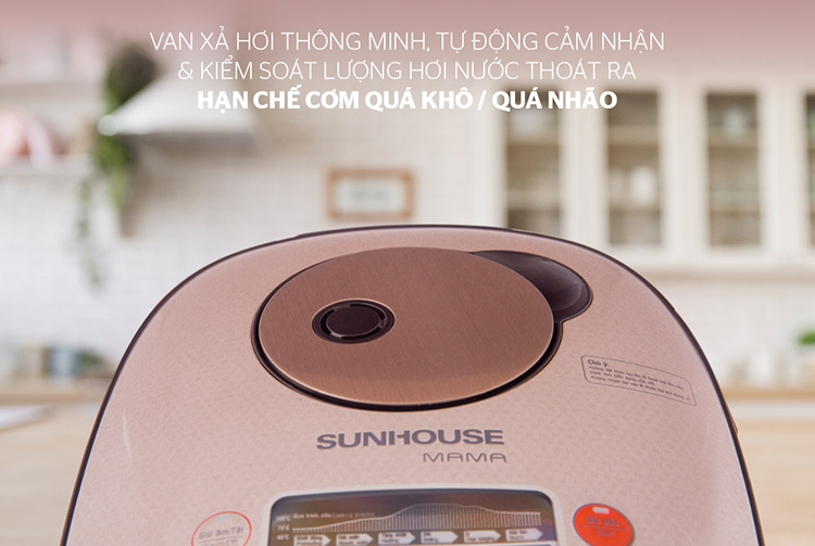 Nồi Cơm Điện Tử Sunhouse Mama SHD8915 (1.5L) - Hàng Chính Hãng