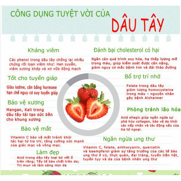 Bột dâu tây Behena