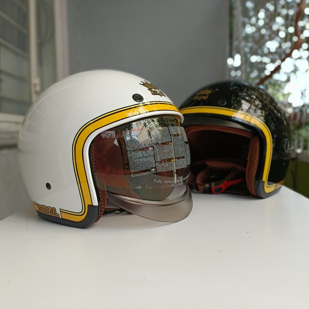 Mũ Bảo Hiểm 3/4 Đầu Royal M139 Design