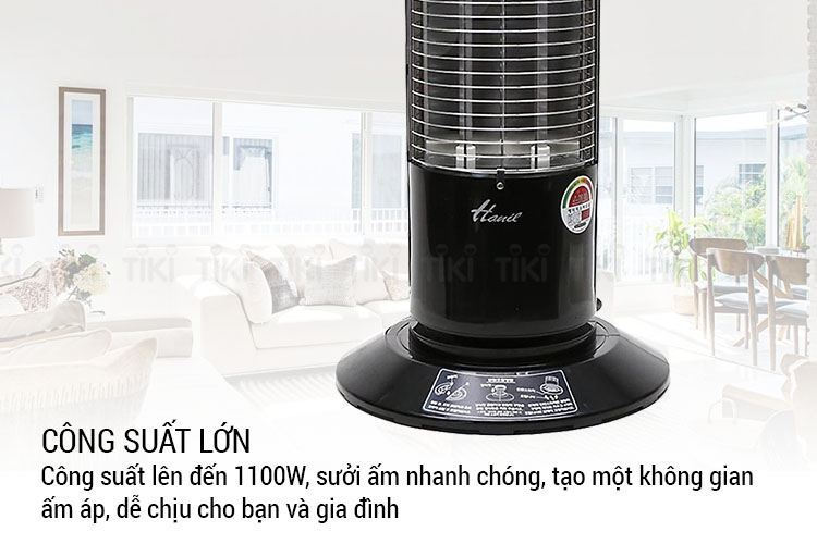 Quạt Sưởi Hanil EHV-1000BL - Hàng Chính Hãng