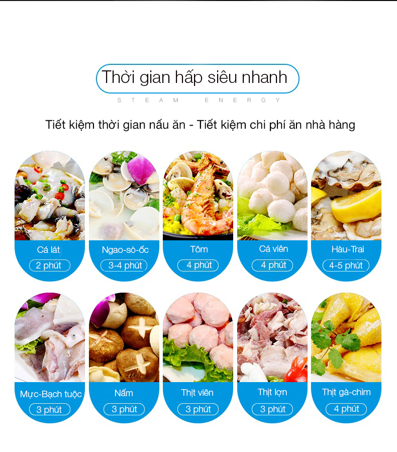 Bếp hấp thủy nhiệt cao cấp