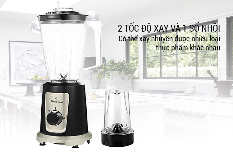 Máy Xay Sinh Tố Smartcook BLS-3886 (1.5L - 550W) - Hàng Chính Hãng