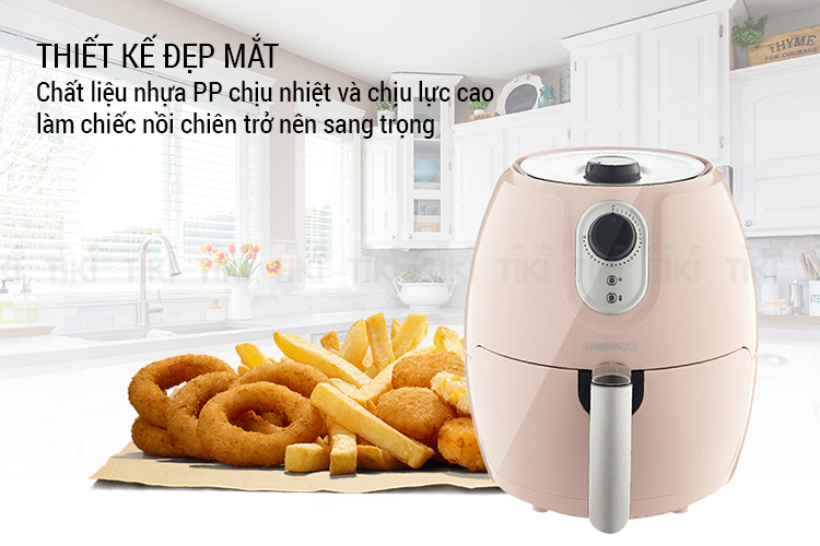 Nồi chiên không dầu Daewoo DEF-DM555 (2.6L) - Hàng chính hãng