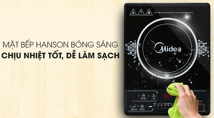Bếp điện từ Midea MI-B1920DM - Hàng chính hãng