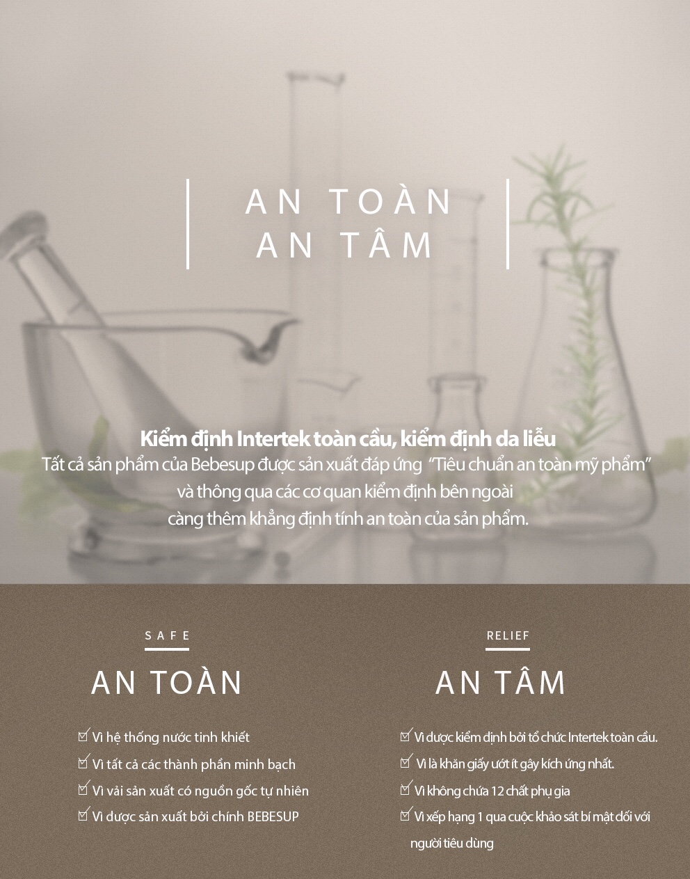 Khăn giấy ướt trẻ em Bebesup Light 80 