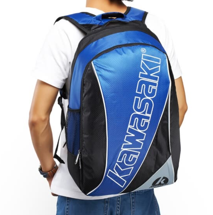 Kawasaki (KAWASAKI) badminton bag sports bag backpack multi-function large capacity blue TCC-071 Kawasaki (KAWASAKI) badminton bag sports bag backpack multi-function large capacity blue TCC-071