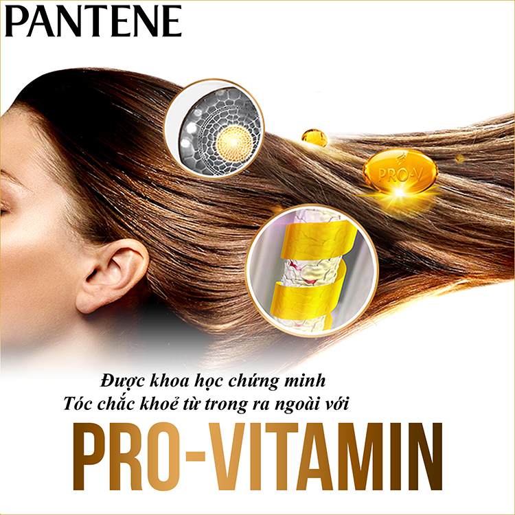 Dầu gội Pantene ngăn rụng tóc 900ml tặng 1 Dầu Xả Pantene 3 PDK 150ml (loại ngẫu nhiên)