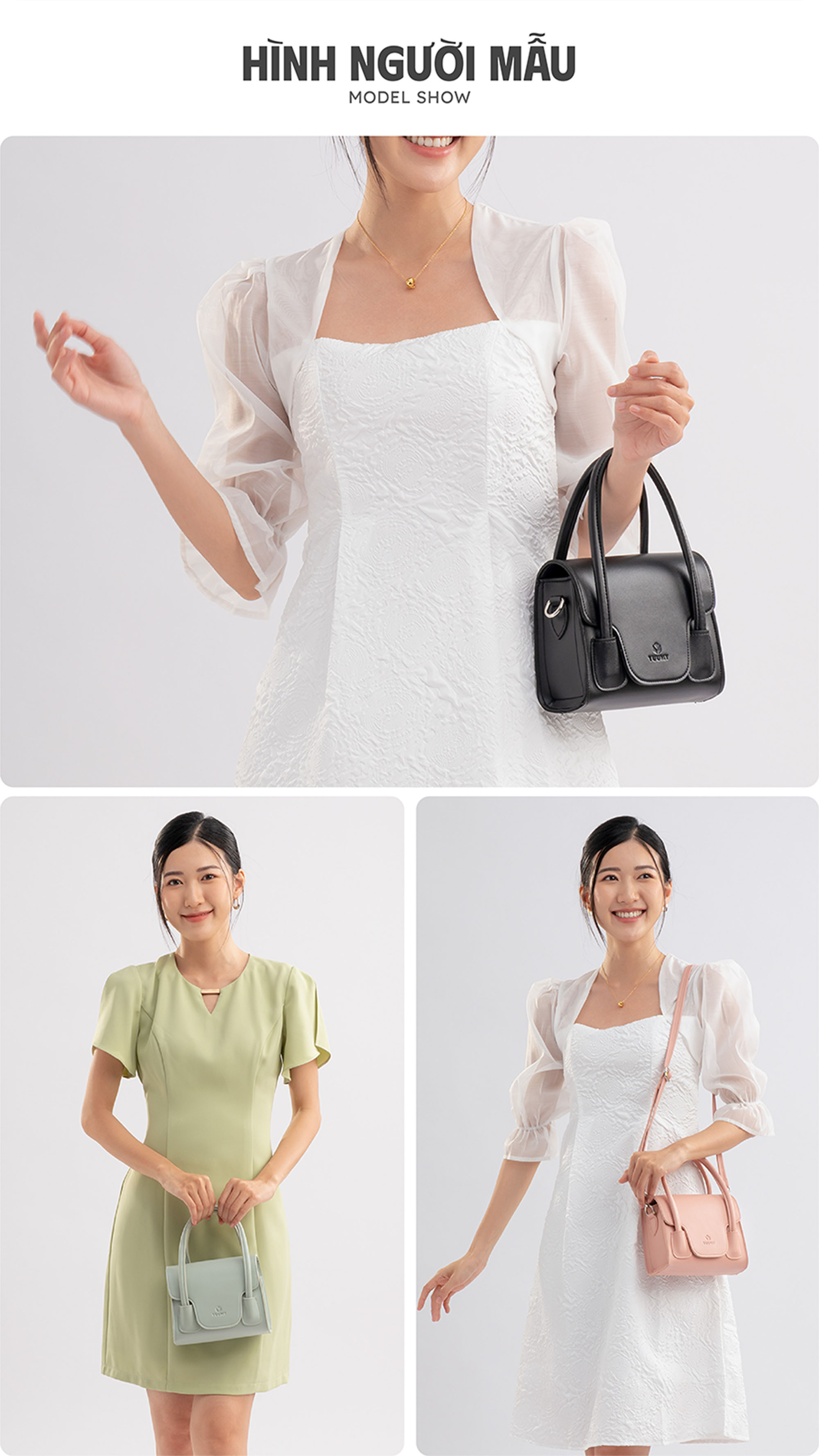 Túi Yuumy ( Thời trang nữ nắp gập cách điệu - Túi đeo chéo da Seasand YN227 )