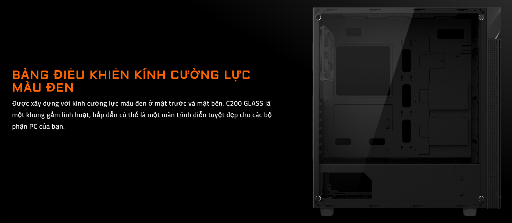 Case Gigabyte C200 Glass