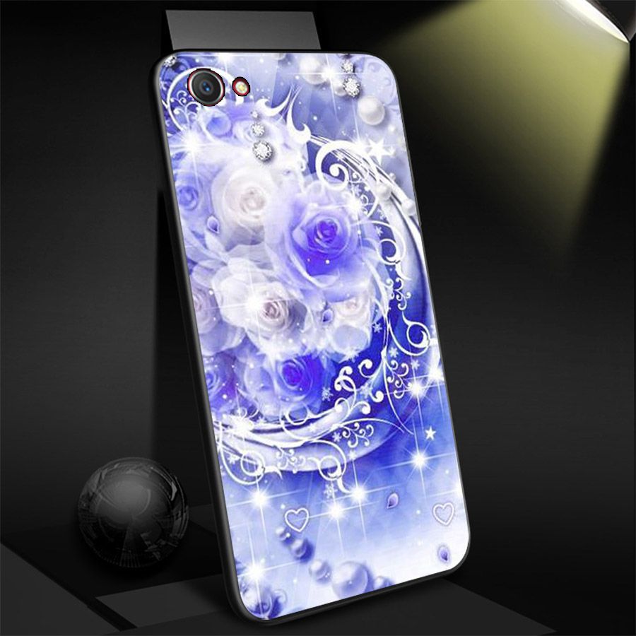 Ốp điện thoại kính cường lực cho máy Oppo A79 - Lung Linh Sắc Màu MS LLSM014