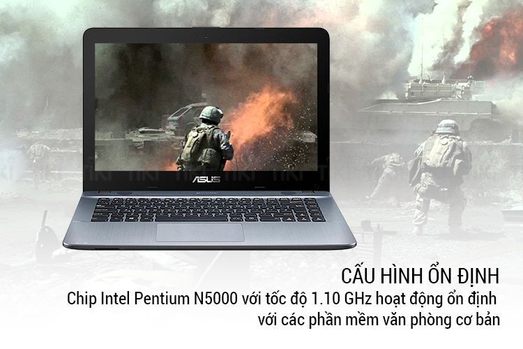 Laptop Asus VivoBook Max X441MA-GA023T Pentium Silver N5000/ Win10 (14 inch HD) - Hàng Chính Hãng