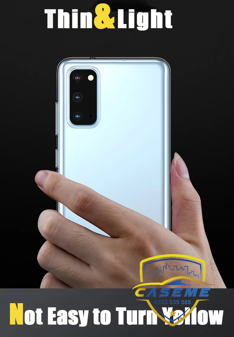 Ốp lưng dành cho Samsung Galaxy A51 dẻo trong suốt, dày dặn, chống sốc cao cấp - Hàng nhập khẩu