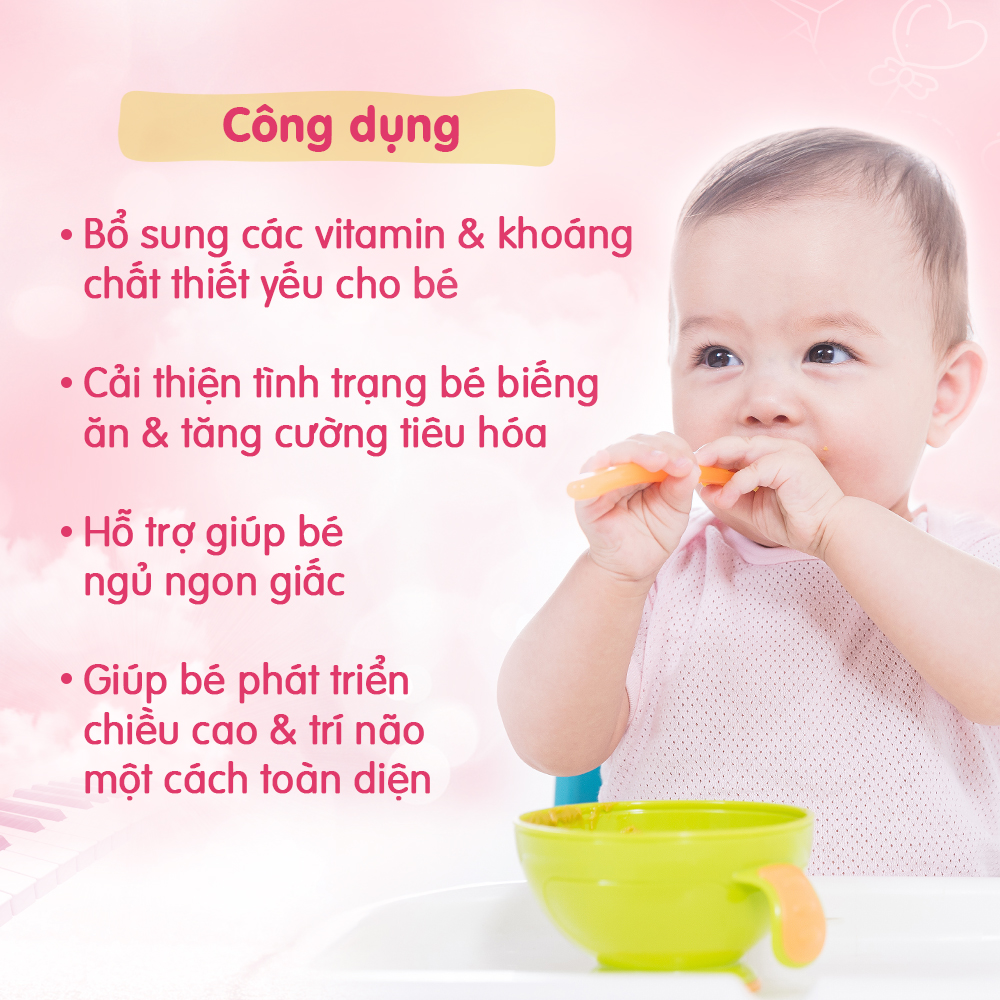 siro ăn ngủ ngon bobbaby cải thiện tình trạng biếng ăn giúp bé ngủ sâu giấc tự nhiên hộp 20 ống x 10ml 2