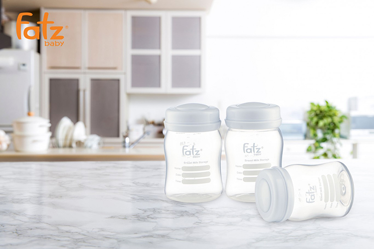 Bộ 3 bình trữ sữa Faztbaby FB0120N 150ml