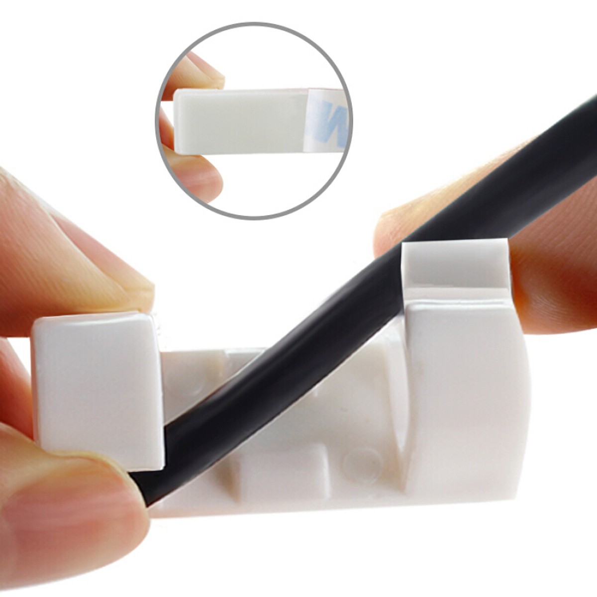 Jinghuisi Chuang JH0774 self-adhesive wire cable fixed clip line card subnet line storage organizer data line fixed line clip buckle transparent 20 Jinghuisi Chuang JH0774 self-adhesive wire cable fixed clip line card subnet line storage organizer data line fixed line clip buckle transparent 20