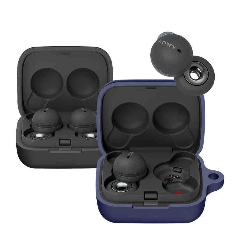 Ốp Case Silicon Dành Cho Sony LinkBuds WF-L900 Kèm Khóa Treo- Hàng Chính Hãng