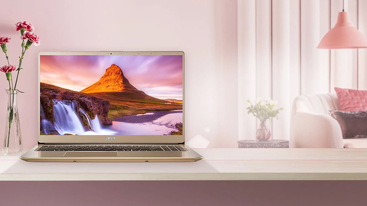 Laptop Acer Swift 3 SF314-41-R8G9 NX.HFDSV.003 (AMD Ryzen 7-3700U/ 8GB (4GB x2) DDR4 2133MHz/ 512GB SSD M.2 PCIE/ 14FHD/ Win10) - Hàng Chính Hãng