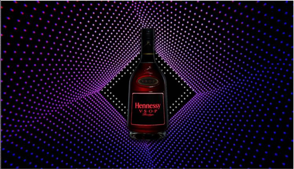 Rượu Cognac Hennessy V.S.O.P 40% 70cl (700ml) - Phiên bản phát sáng - Không hộp