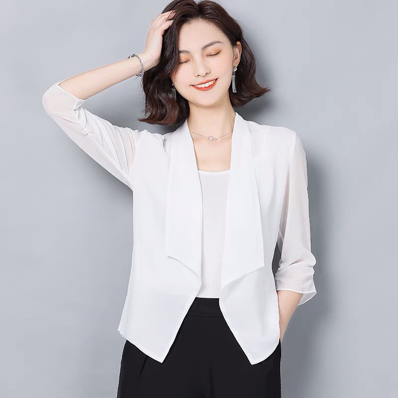 Áo khoác nhẹ giả vest - nhiều size và màu form dáng chuẩn thích hợp mặc đi làm, dạo phố