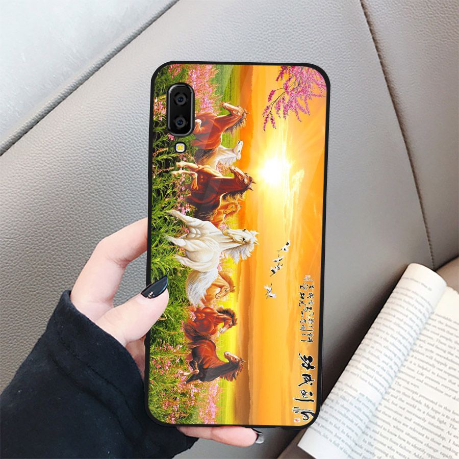 Ốp kính cường lực cho điện thoại Samsung Galaxy A7 2018/A750 - mã đáo thành công MS MDTC003