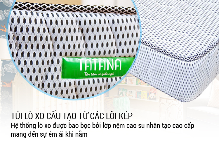 Nệm Lò Xo TaTaNa Hana